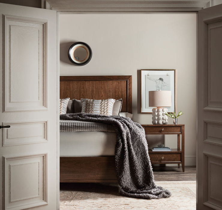 Archives - Two-Drawer Nightstand - Dark Brown