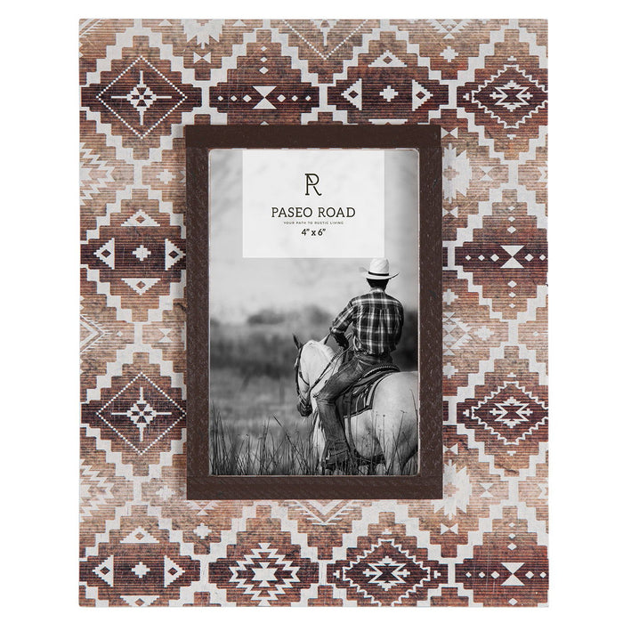 Chalet - 4" x 6" Picture Frame 4 Per Carton - Brown / White