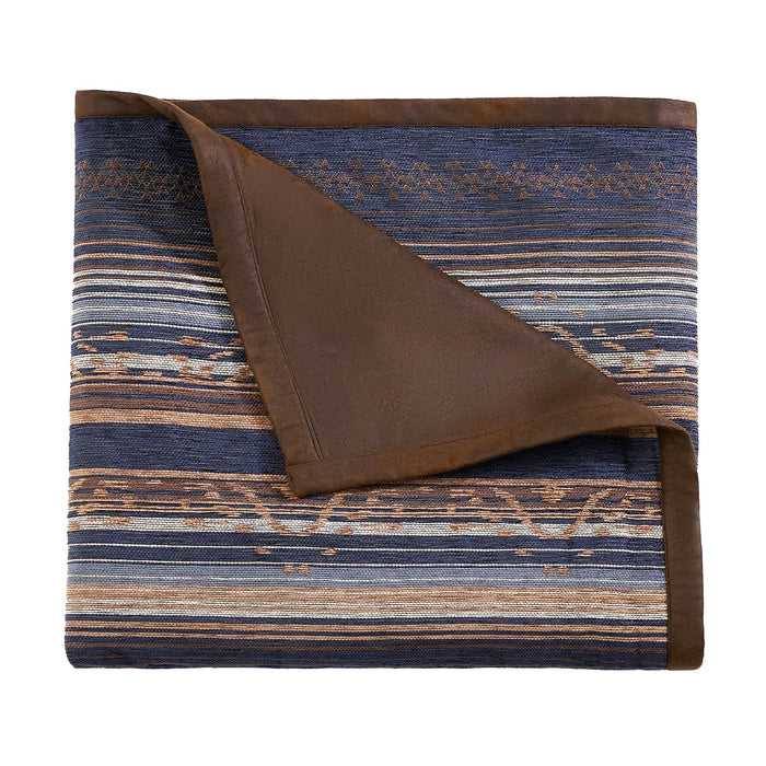 Estes - Chenille Throw - Blue