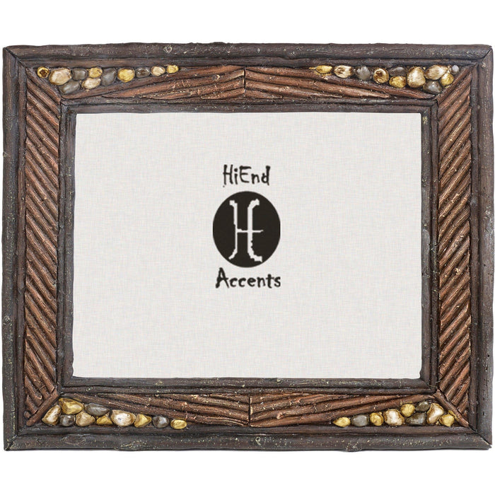River Rock - 4" x 6" Picture Frame 4 Per Carton - Dark Brown