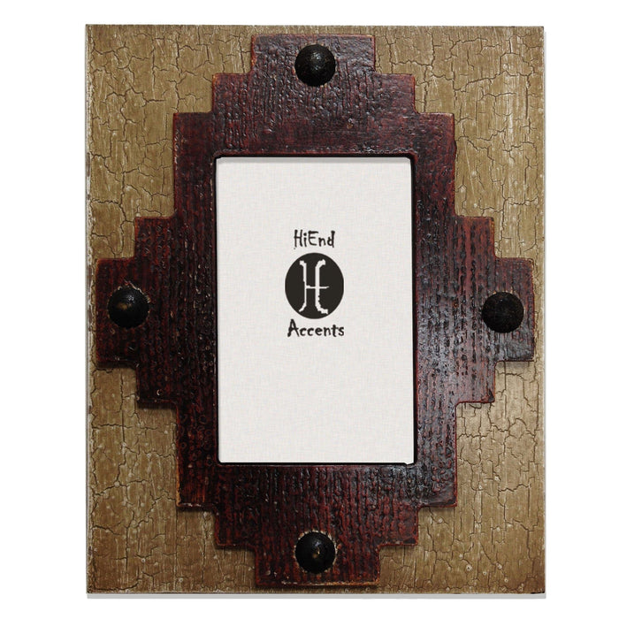 Picture Frame - 4" x 6" Santa Fe Center Picture Frame 4 Per Carton - Red