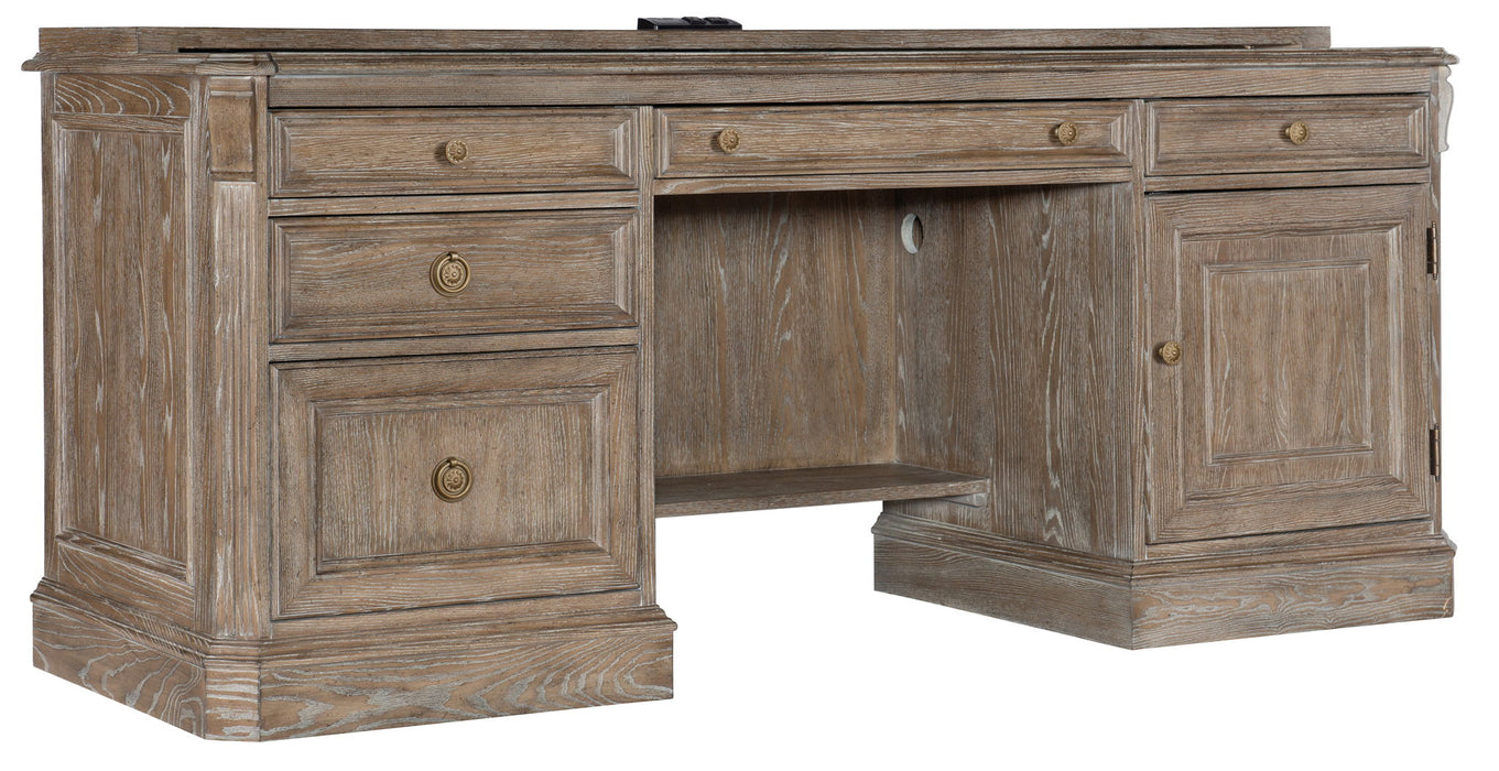 Sutter - Computer Credenza - Light Brown