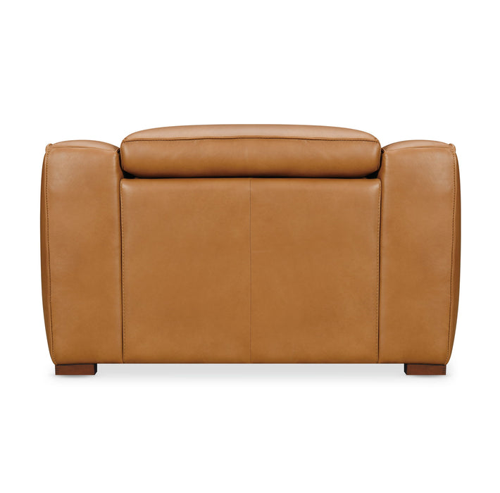 MS - Fresco Power Recliner With Power Headrest - Light Brown