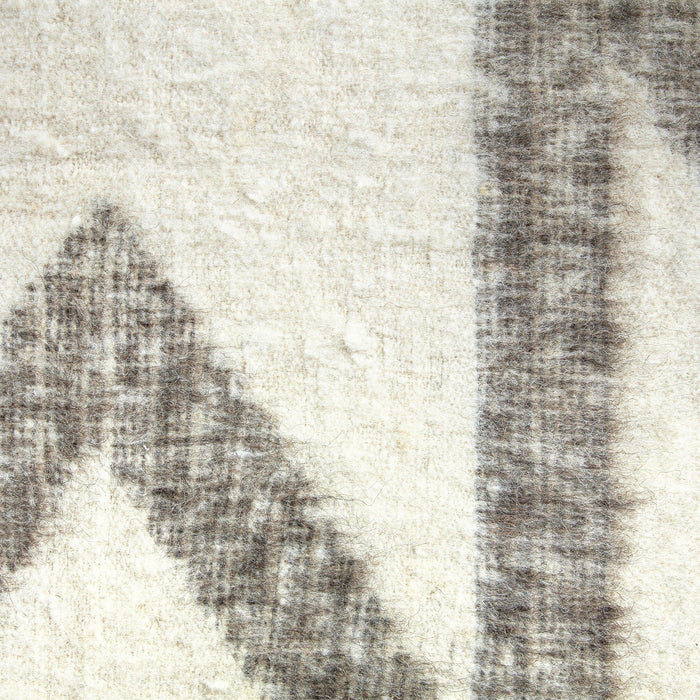 Maguey - 100% Wool Handwoven Throw Blanket - Natural / Tan