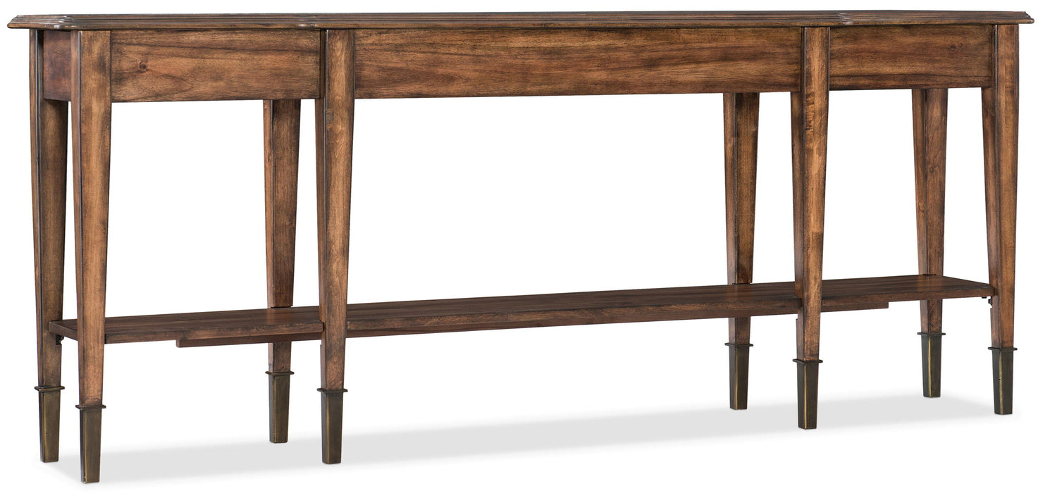 Commerce And Market - Skinny Console Table - Light Brown