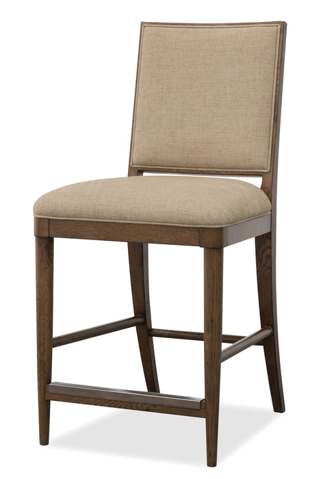 Cashiers - Counter Chair - Chestnut / Willarae Cashew