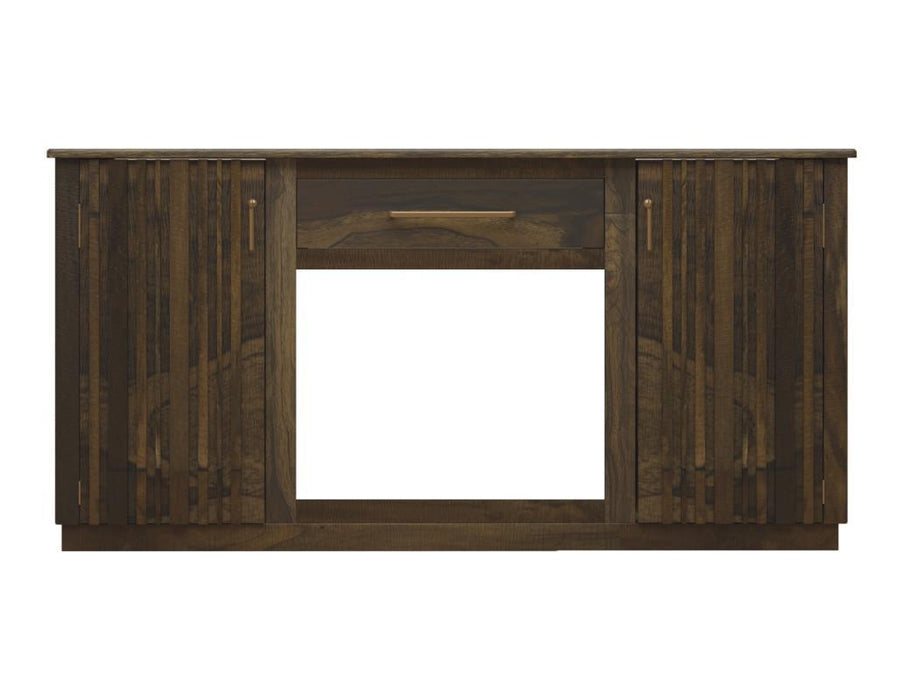 Mezquite - 70" Fireplace - Brown