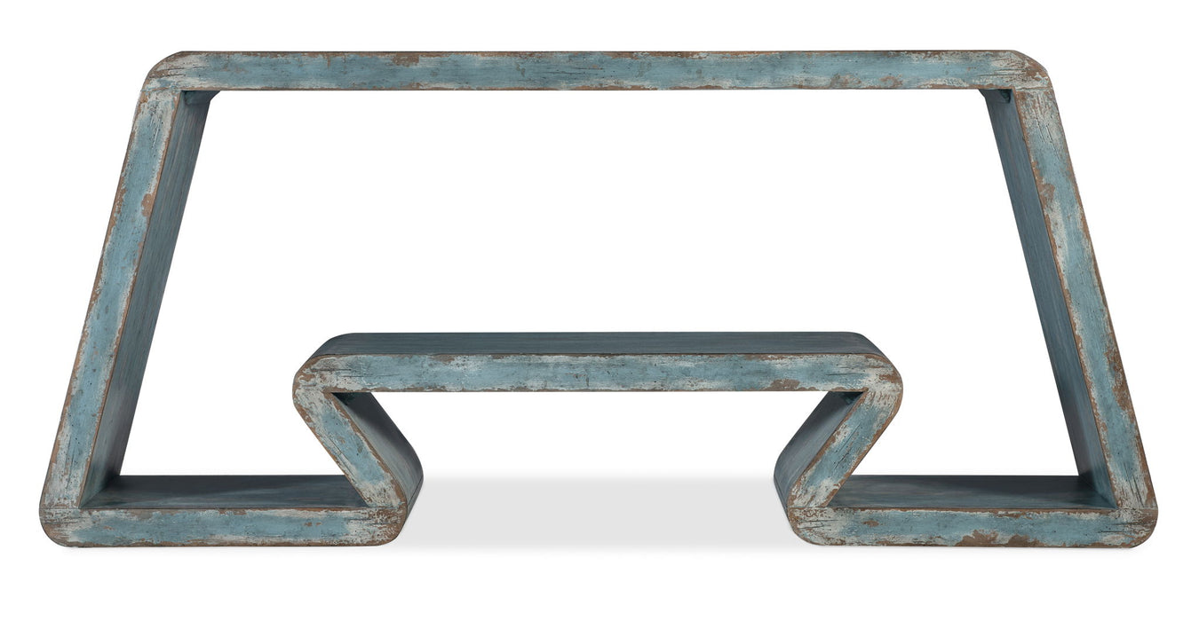 Commerce And Market - Inside Track Console Table - Blue