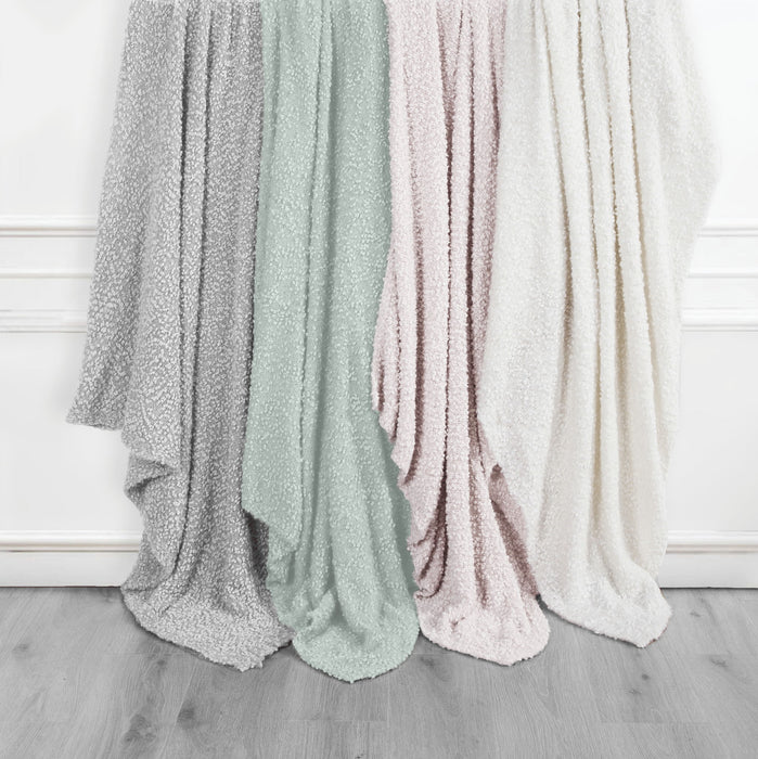 Pebble Creek - Super Soft Throw Blanket - Blush