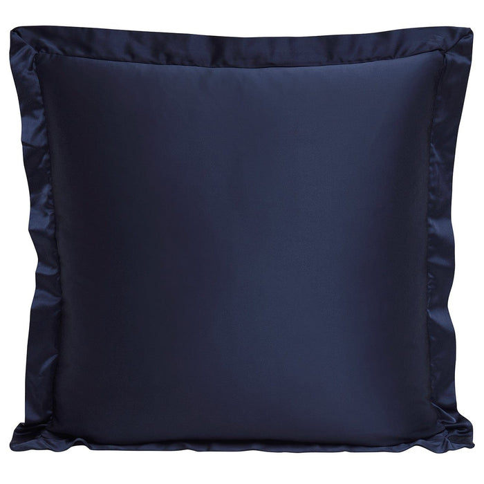 High Shine Satin - Euro Sham - Navy