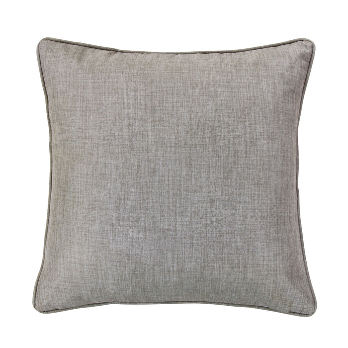 Carmen Kilim - Faux Linen Euro Sham - Solid Taupe