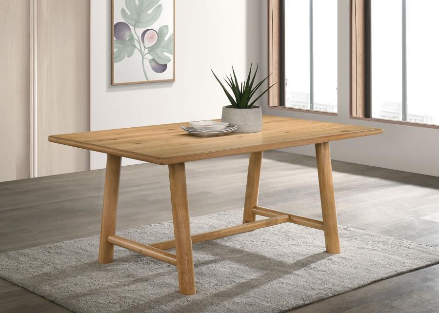 Duncan - 71" Rectangular Wood Dining Room Table - Washed Oak
