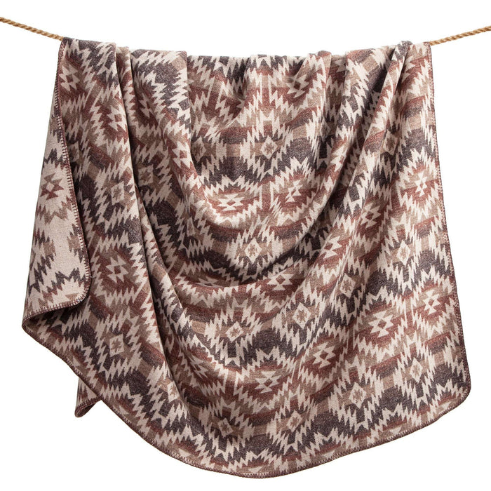 Mesa - Wool Blend Throw Blanket - Multi Color