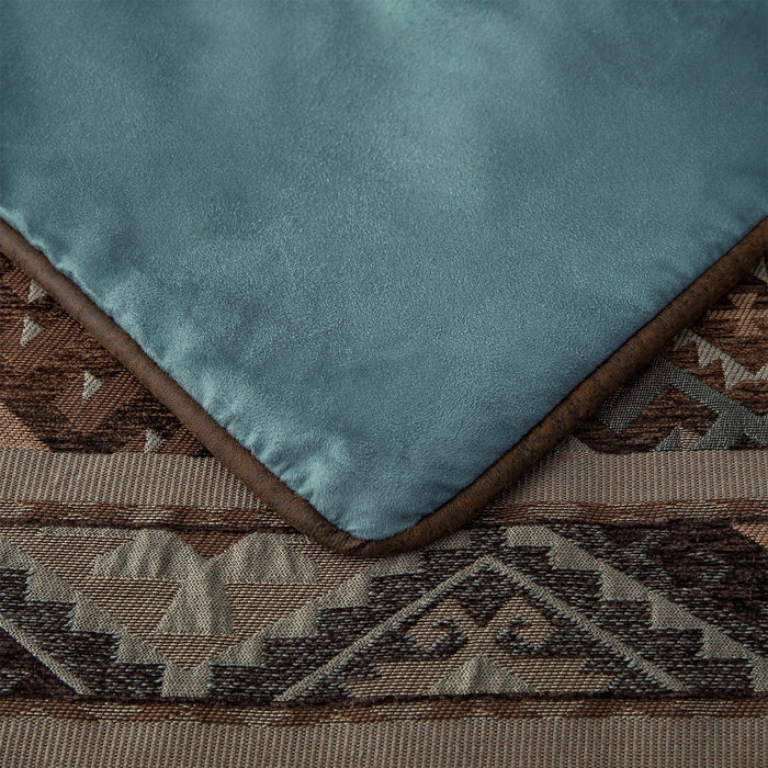 Rio Grande - Twin Duvet Cover Set (Set of 5) - Brown