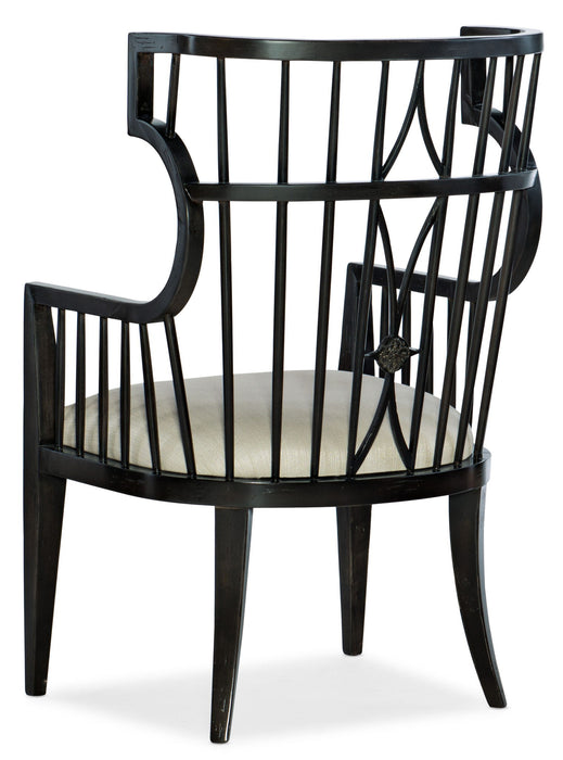 Sanctuary 2 - Couture Host Chair - Beige / Black