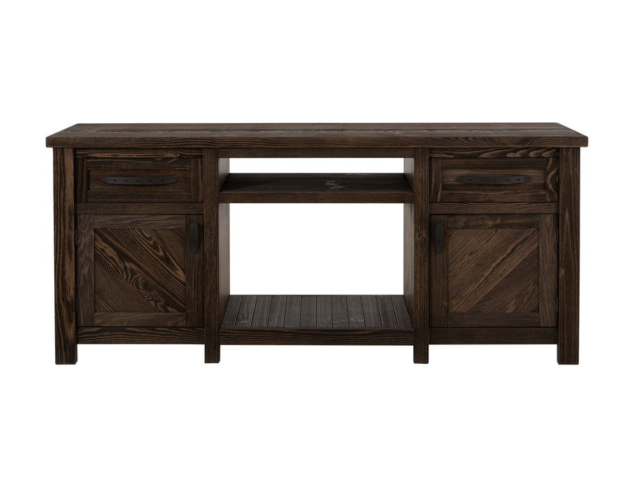 Dutton - Electric Fireplace - Rookwood Brown