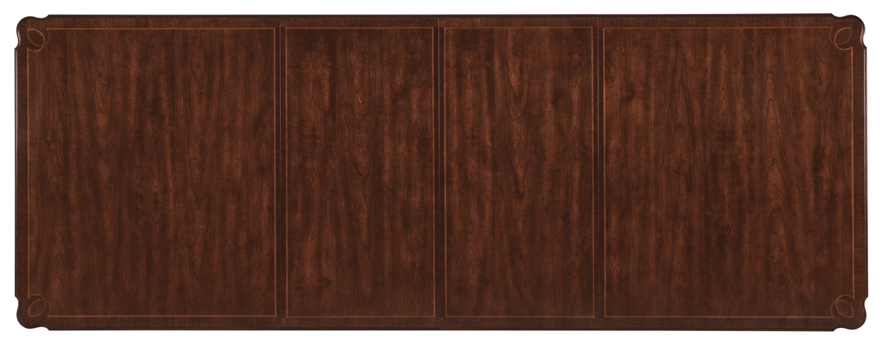 Charleston - Rectangle Leg Dining Table With 2-22" leaves - Dark Brown