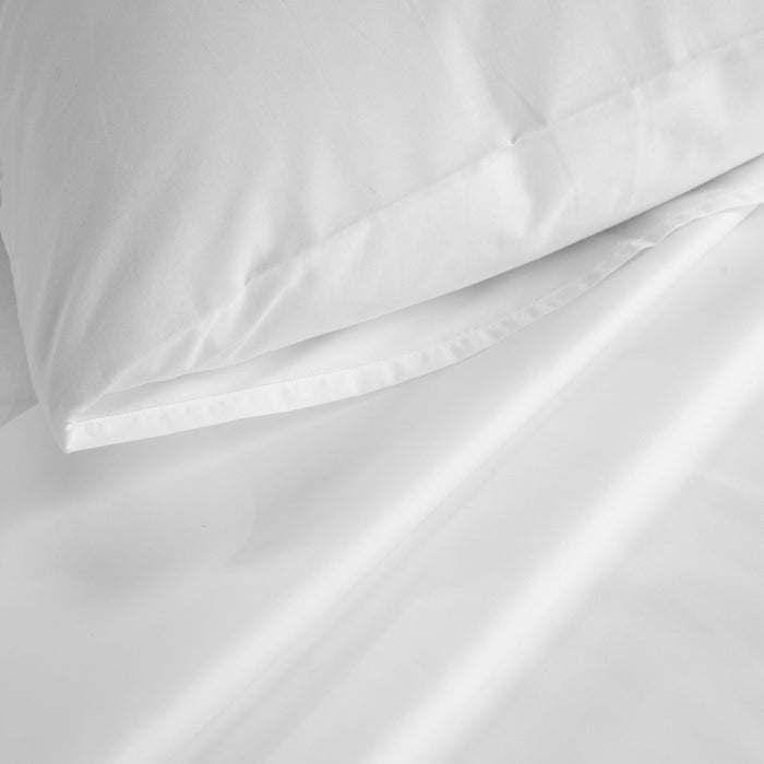 Pure - King 200TC Percale Pillowcase - White