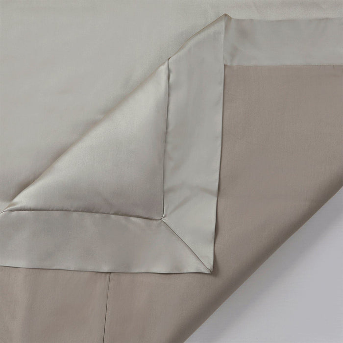 High Shine Satin - Queen Duvet Cover Set (Set of 3) - Champagne