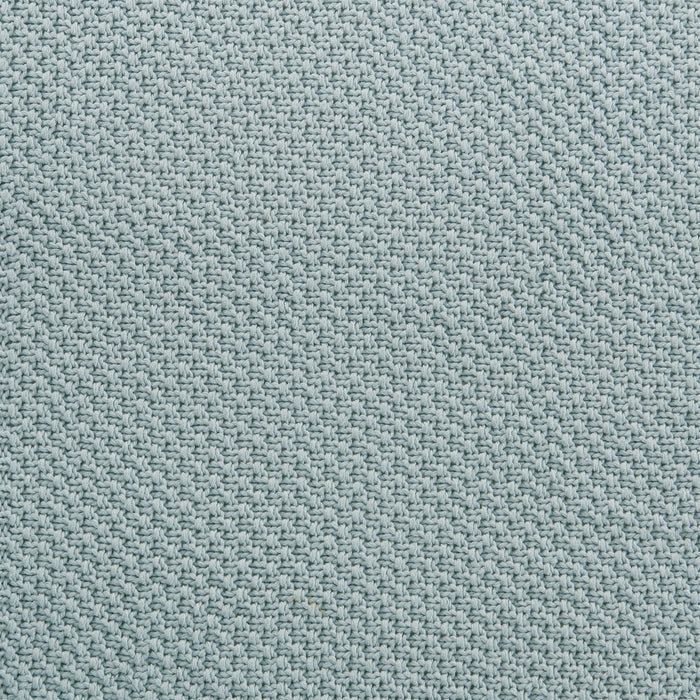 Cotton Knit - Twin Blanket - Light Blue