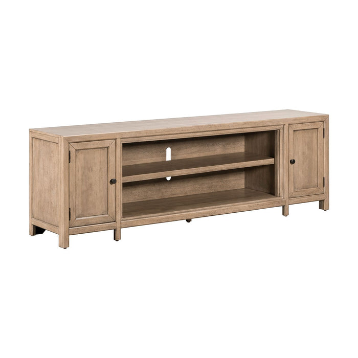 Fireplace TV Consoles - 82" Fireplace TV Console - White