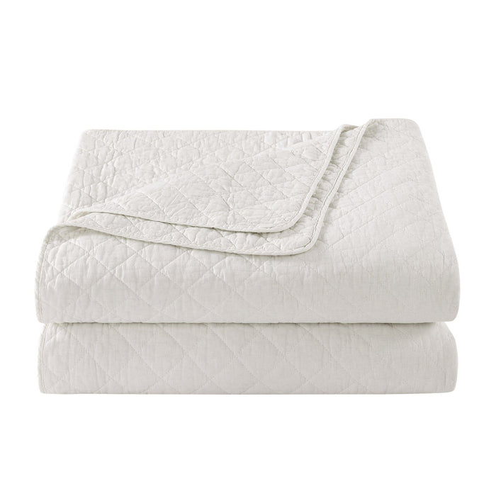 Cotton Comfort - Twin Quilt Set (Set of 2) - White