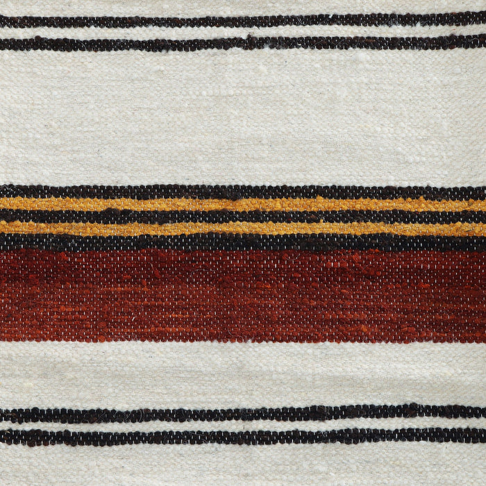 Solola - Handwoven Square Pillow - Brown / Natural