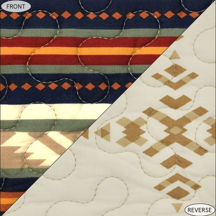 Del Sol - Twin Reversible Quilt Set (Set of 2) - Multi Color