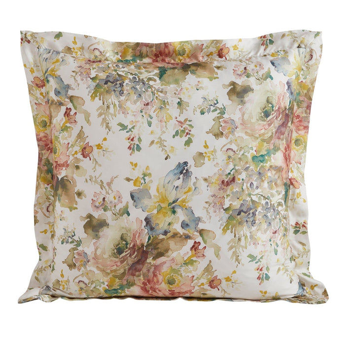 Lyocell - Jardin Eucalyptus Euro Sham - Salmon