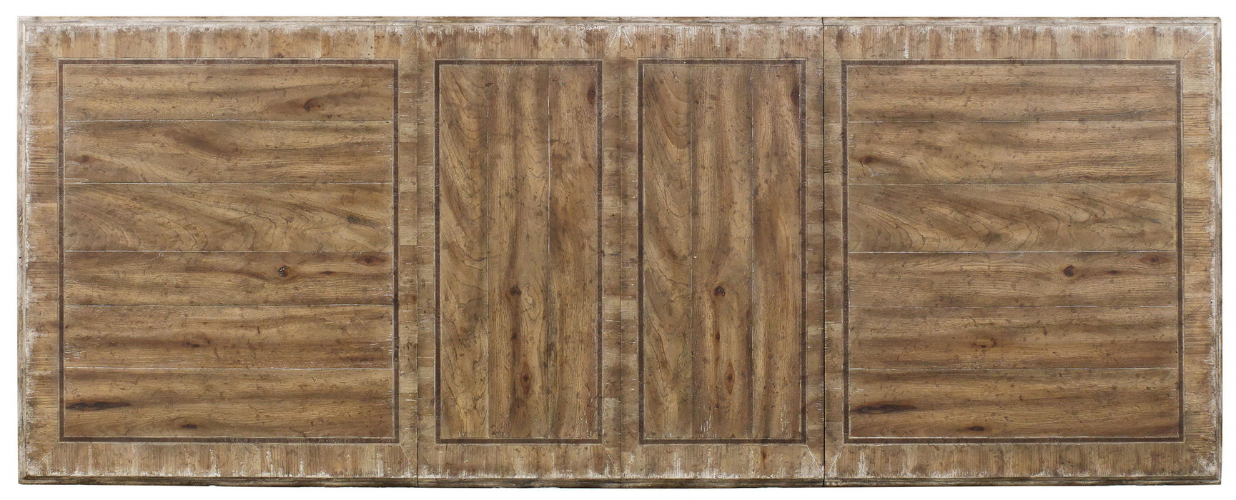 Chatelet - Rectangle Leg Dining Table With 2 18" Leaves - Light Brown