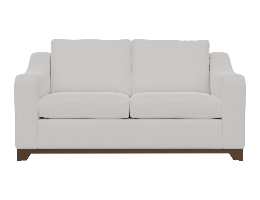 Natural Parota - Loveseat - Mink Withe