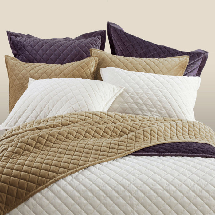 Velvet Diamond - Full/Queen Quilt - Gray