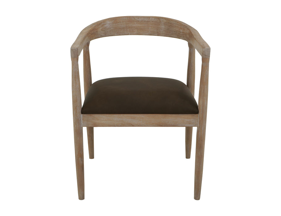 Teak - Chair - Ivory White