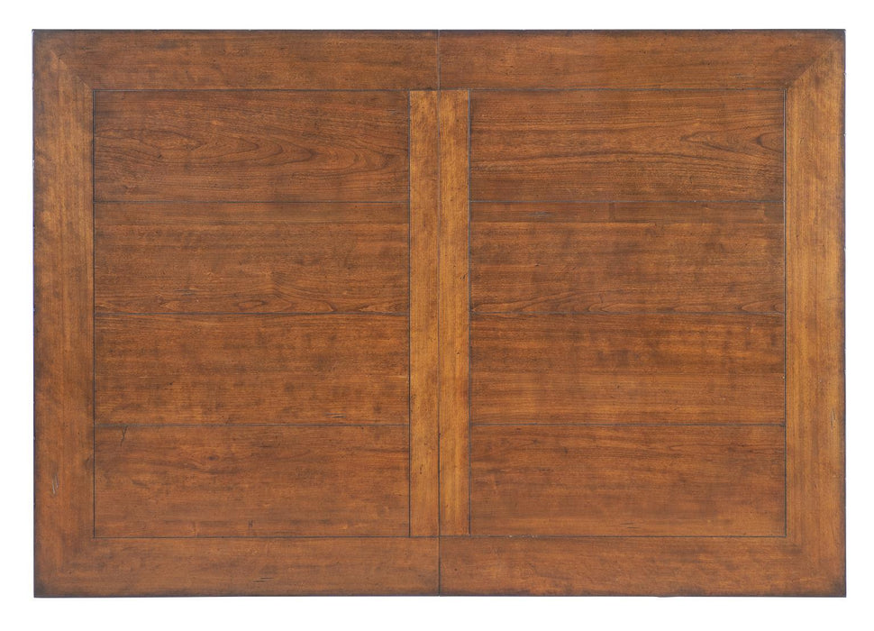 Fenmore - Leg Dining Table - Mocha And Distressed Cherry
