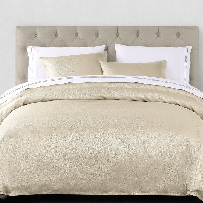 Marilyn Modern Bubble - King Duvet Cover Set (Set of 3) - Gold