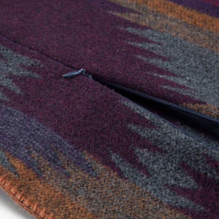 Gila - 20" x 40" Wool Blend Self Cuff Pillowcase - Multi Color