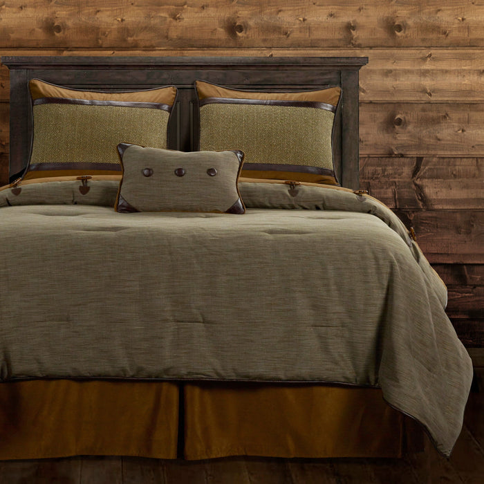 Highland Lodge - King Comforter Set (Set of 5) - Brown