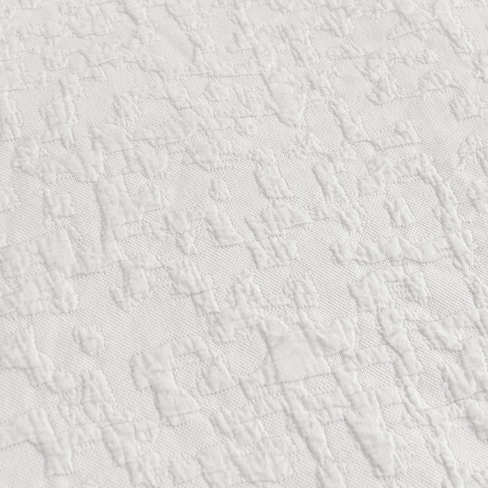 Porto Matelasse - Queen Comforter Set (Set of 3) - Vintage White