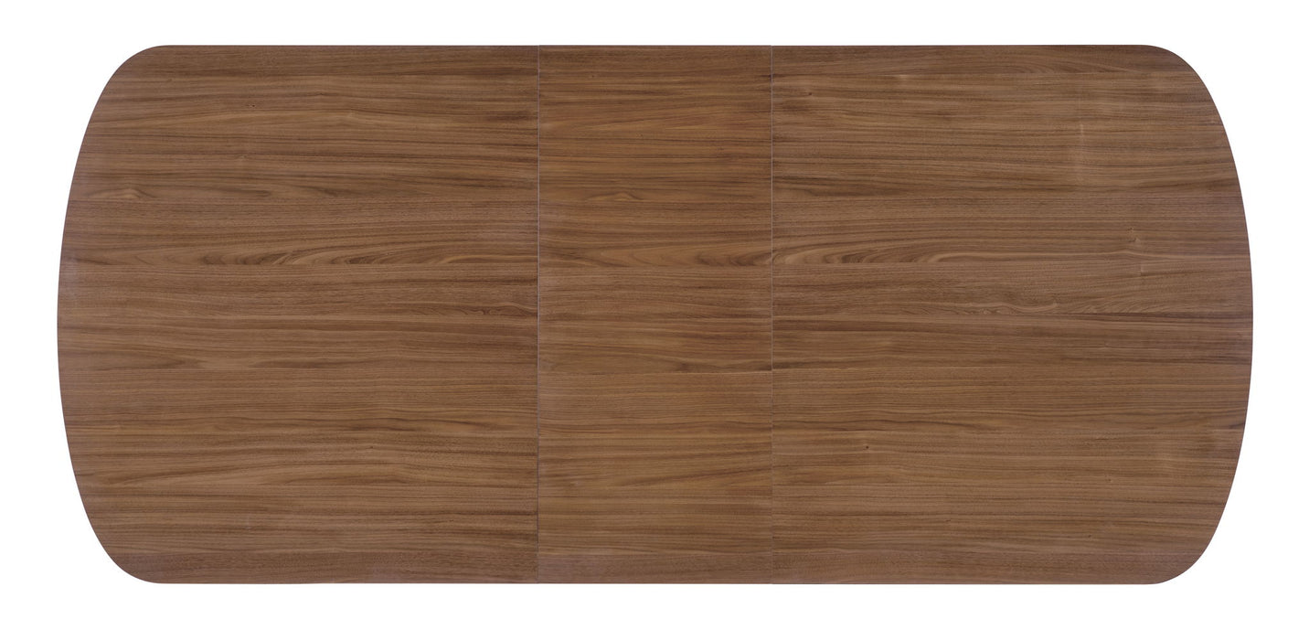 Eleana - Rectangle Dining Table With Two Leaves - Medium Wood