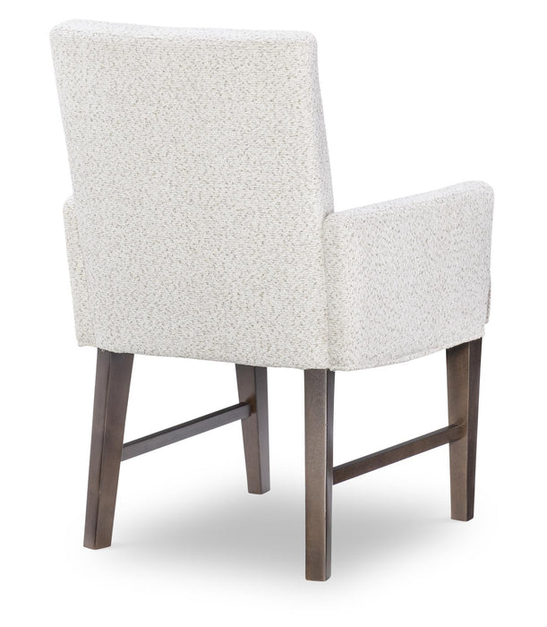 Architect - Upholstered Host Arm Chair (Set of 2) - Onyx