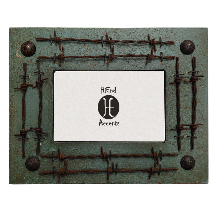 Barbwire - 4" x 6" Double Barbwire 4 Per Carton - Turquoise