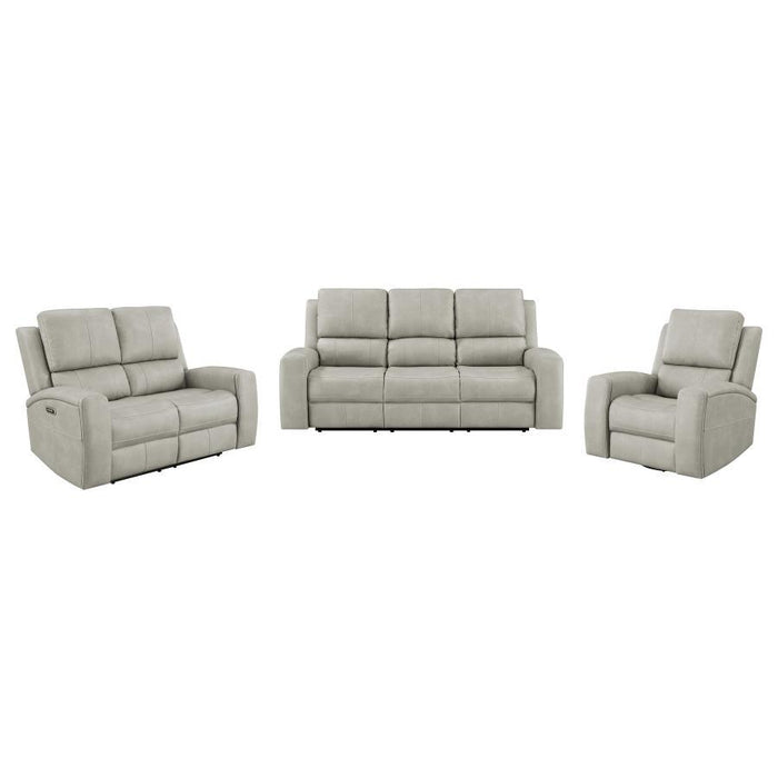 Brickston - Triple Power Reclining Sofa Set