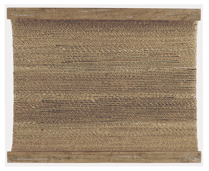 Melange - Lenny Woven End Table