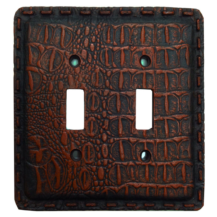 Resin Gator Switch Plate - 5" x 5" Resin Gator Double Wall Switch Plate 4 Per Carton - Multi