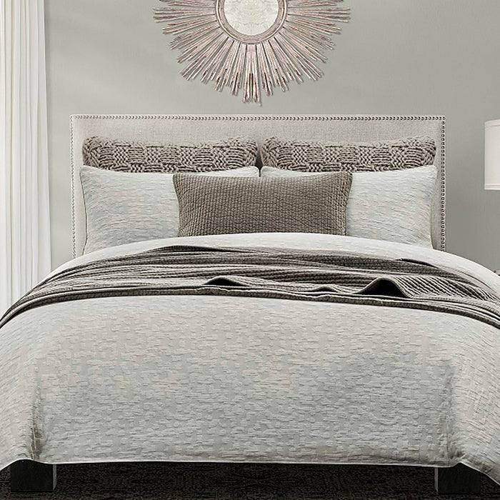 Porto Matelasse - Twin Duvet Cover Set (Set of 2) - Light Taupe