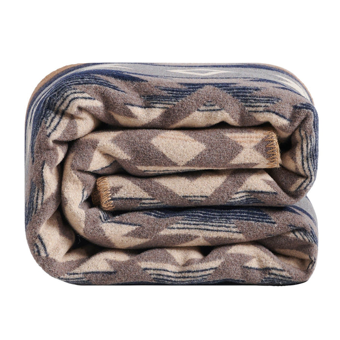 Taos - Wool Blend Throw Blanket - Multi Color