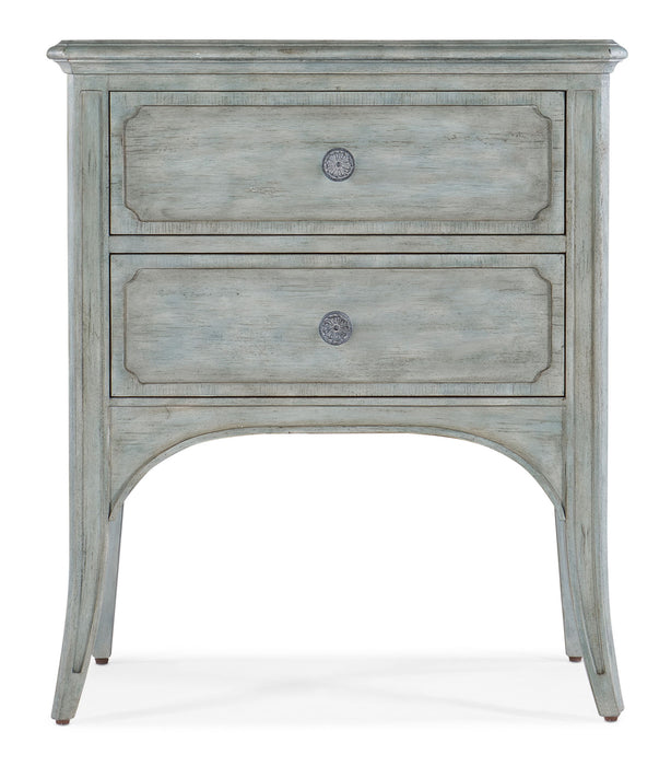 Charleston - Two-Drawer Accent Table - Light Blue