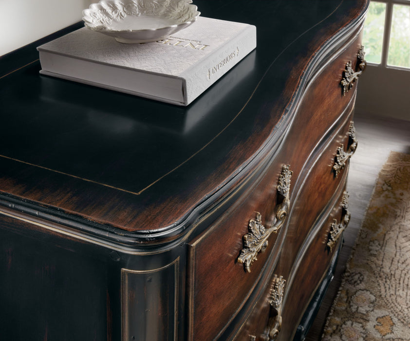 Charleston - Three-Drawer Accent Chest - Dark Brown