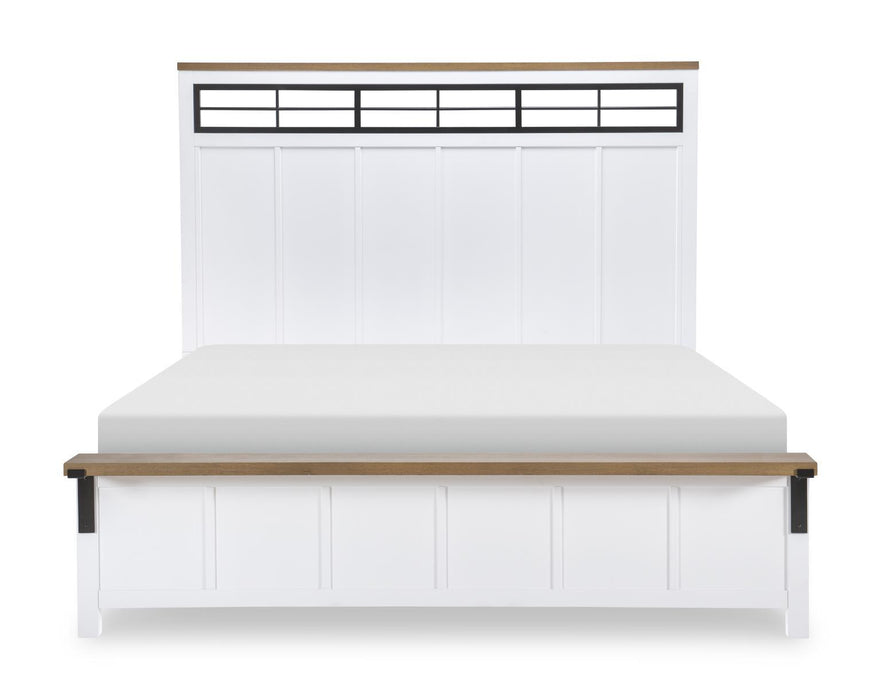 Franklin - Complete Two Tone Panel Bed