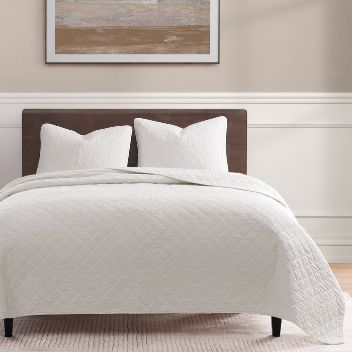 Cotton Comfort - Twin Quilt Set (Set of 2) - White